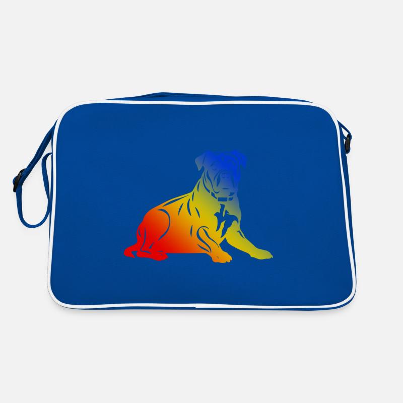 Pit Terrier Hund Retro Tasche
