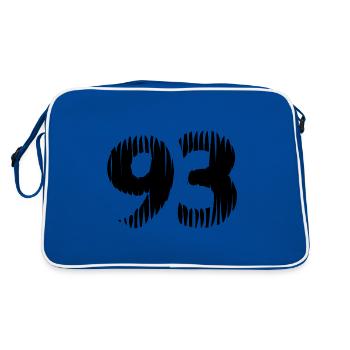 93 number jersey - Retro Bag - blue/white - Back