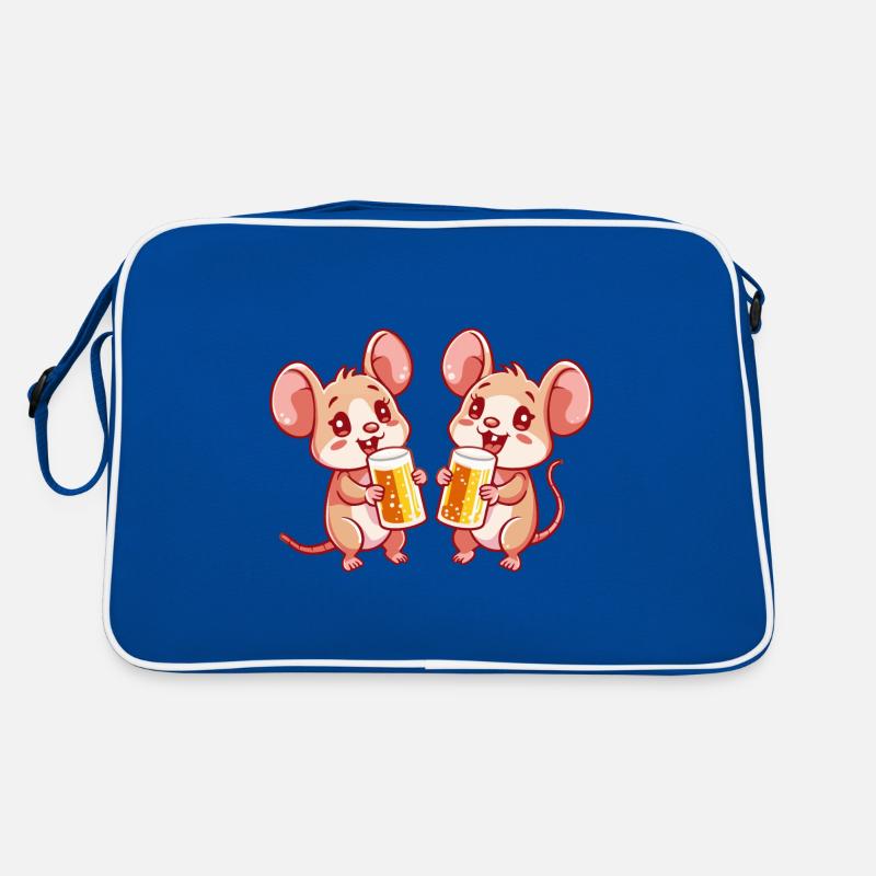 Mouse Comic Beer Funny Booze Retro Bag