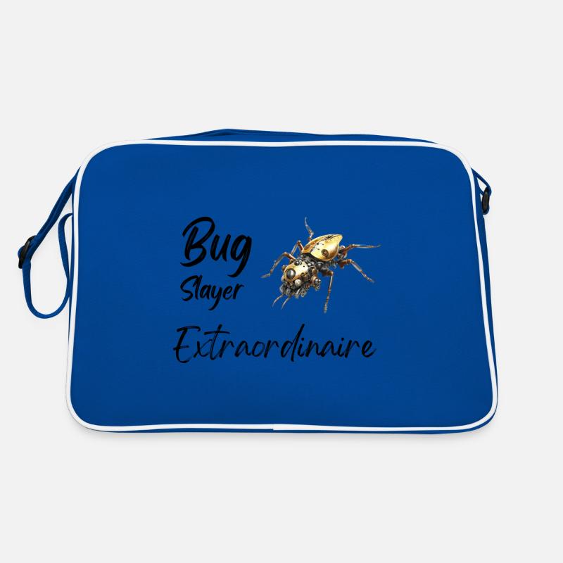 Bug Slayer Extraordinaire - Sac Retro - bleu/blanc