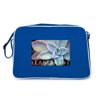 Plantdaddy - plante succulente - cactus - Sac Retro - bleu/blanc - Dos
