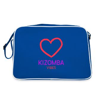 Kizomba Heart Dance Good Vibes - Retro Bag - blue/white - Back
