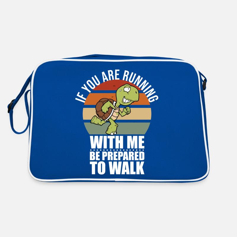 Langsam Laufen Joggen - Slow Runner Retro Tasche