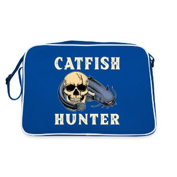 Welsjäger Catfish - Retro Tasche - Blau/Weiß - Hinten