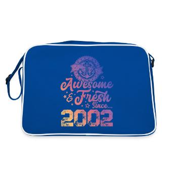 2002 awesome fresh - Retro Bag - blue/white - Back