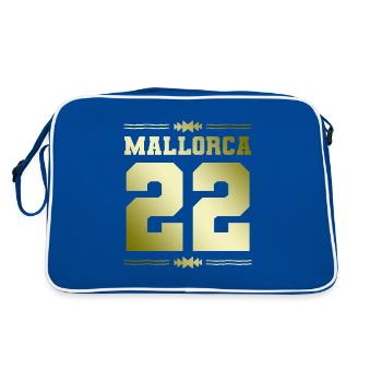 Mallorca 22 - Retro Tasche - Blau/Weiß - Hinten