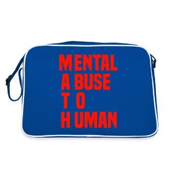 mathematics - Retro Bag - blue/white - Back