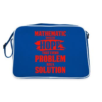mathematics - Retro Bag - blue/white - Back