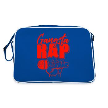 Gangsta Rap - Sac Retro - bleu/blanc - Dos