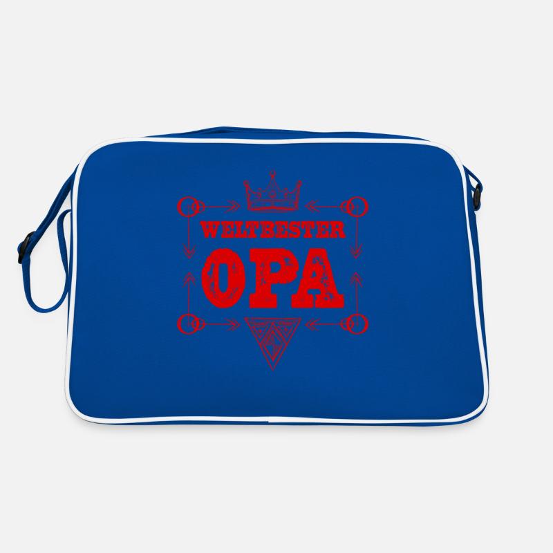 Weltbester Opa Retro Tasche