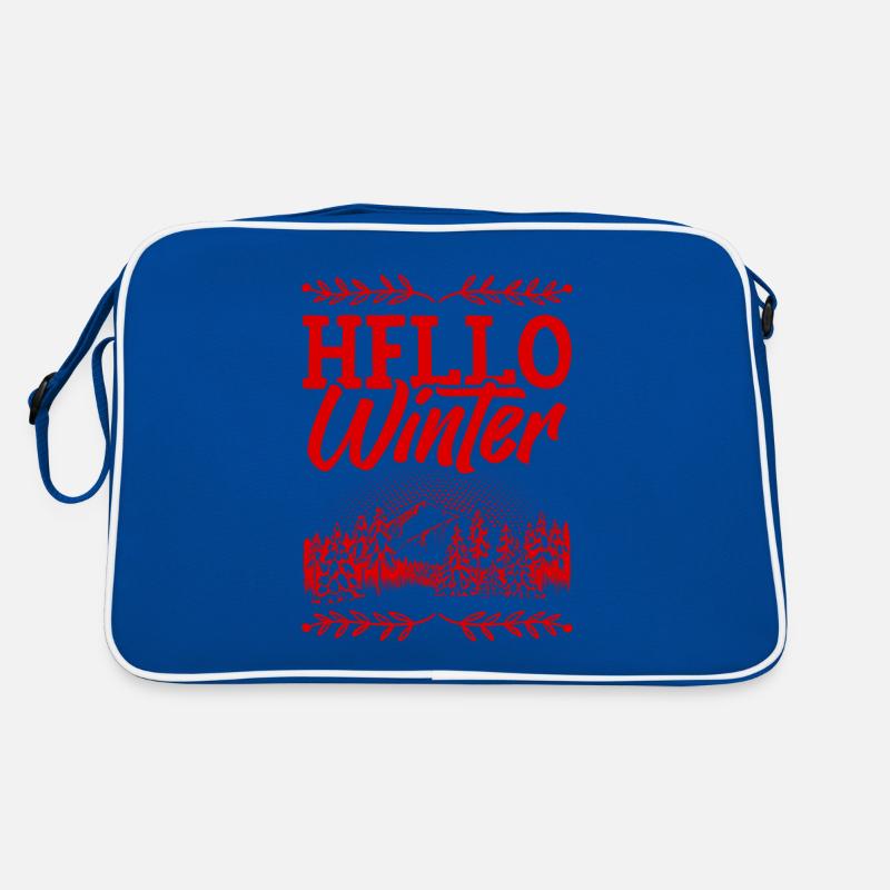Hello Winter Retro Tasche