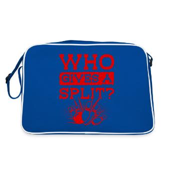 Bowling Split - Retro Bag - blue/white - Back