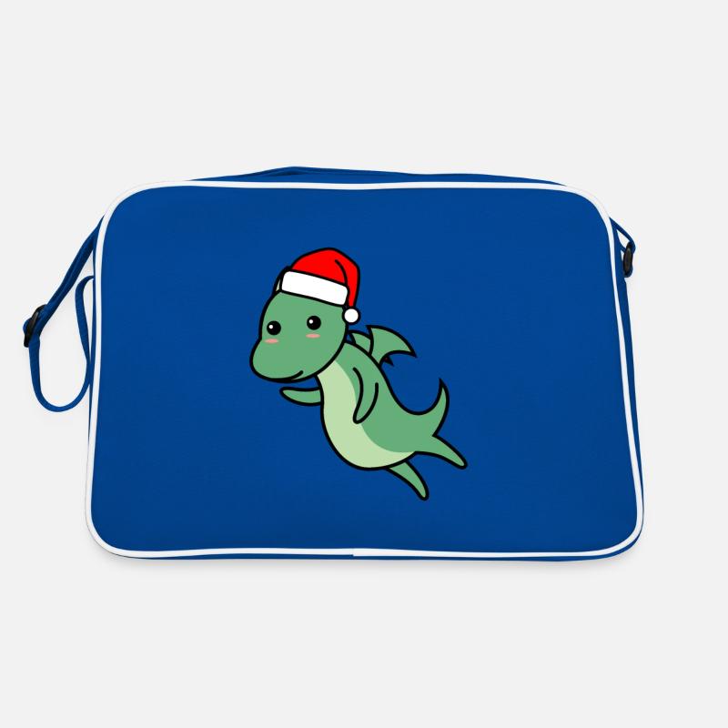 Drache Comic Weihnachten Xmas Retro Tasche