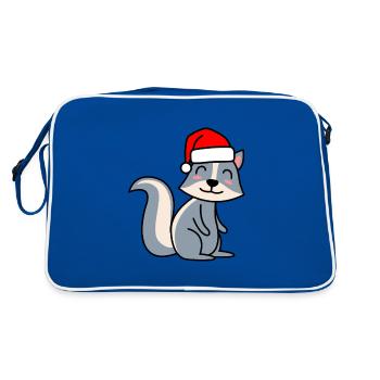 Stinker Comic Christmas Xmas - Retro Bag - blue/white - Back