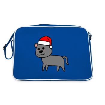 Panther Comic Noël Noël - Sac Retro - bleu/blanc - Dos