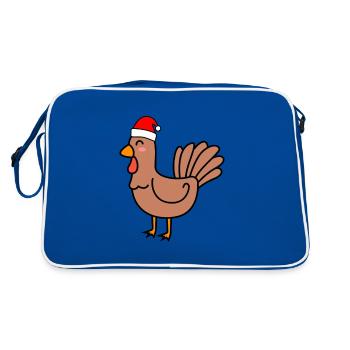 Truthan Comic Christmas Xmas - Retro Bag - blue/white - Back