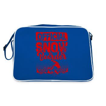 Snowboarder officiel - Sac Retro - bleu/blanc - Dos