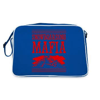Mafia du snowboard - Sac Retro - bleu/blanc - Dos