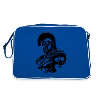 Guerrier Spartan Gladiateur Sparta - Sac Retro - bleu/blanc - Dos