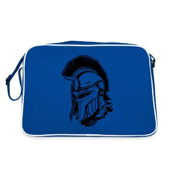 Spartan Warrior Sparta Head - Sac Retro - bleu/blanc - Dos