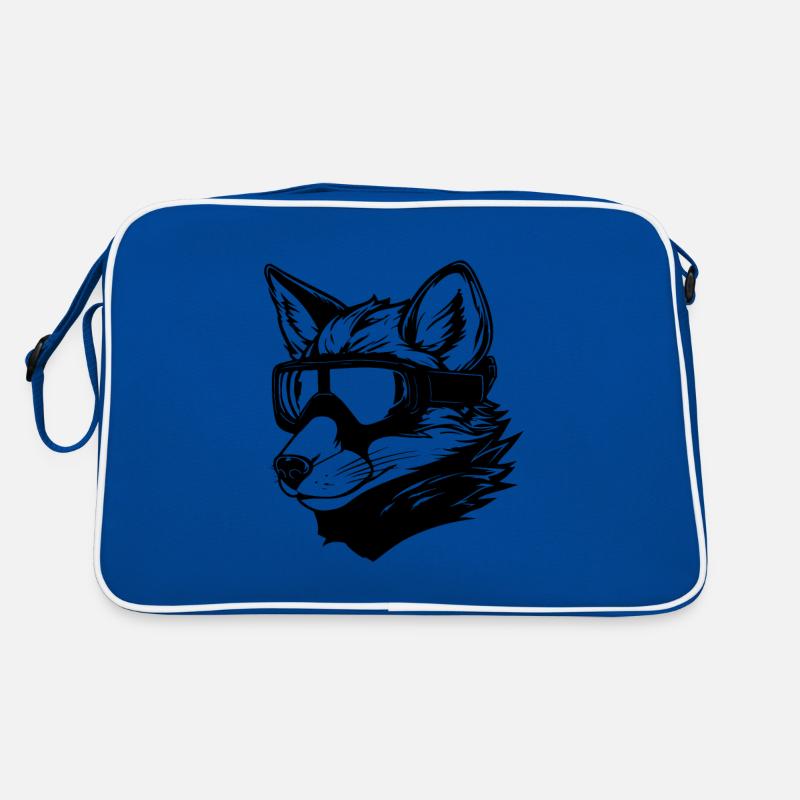 Fuchs Snowboard Masque de ski Sac Retro