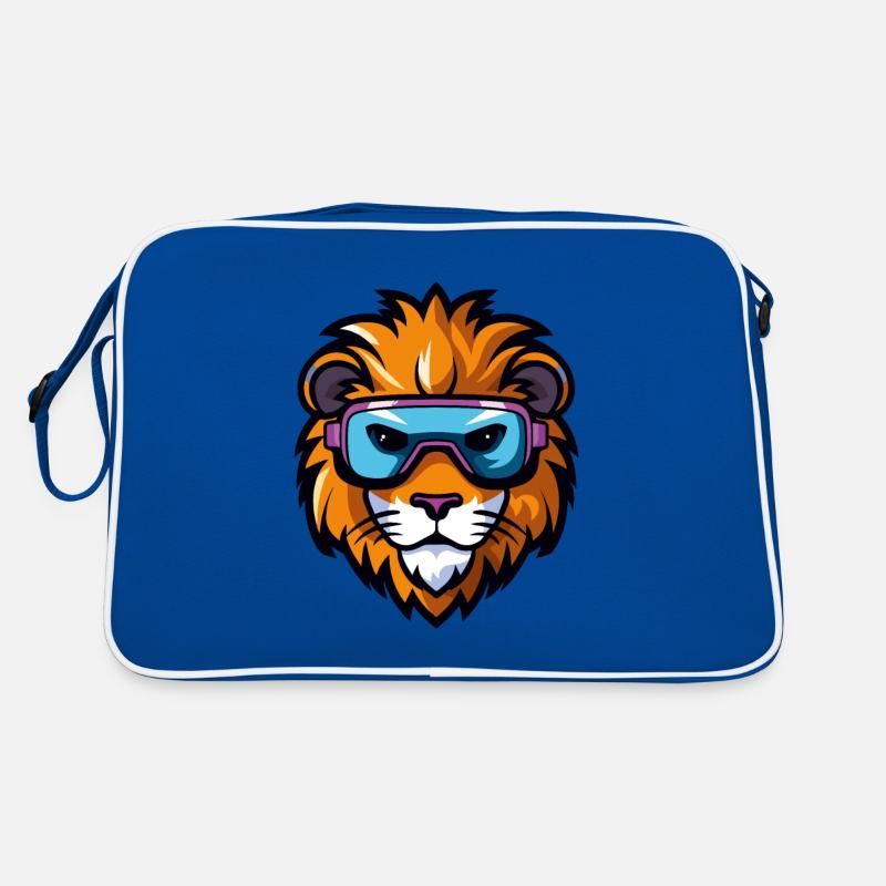 Bande dessinée Ski Lion Sac Retro