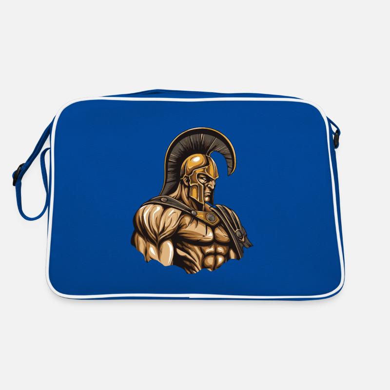 Spartan Gladiator Muscles Bodybuilding Retro Bag