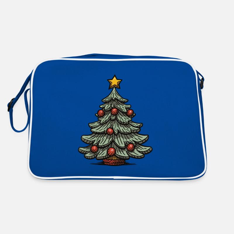 Christmas Tree Christmas Xmas Retro Bag