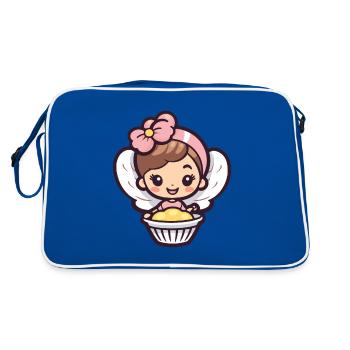 Fairy Baking Cake Comic - Retro Bag - blue/white - Back