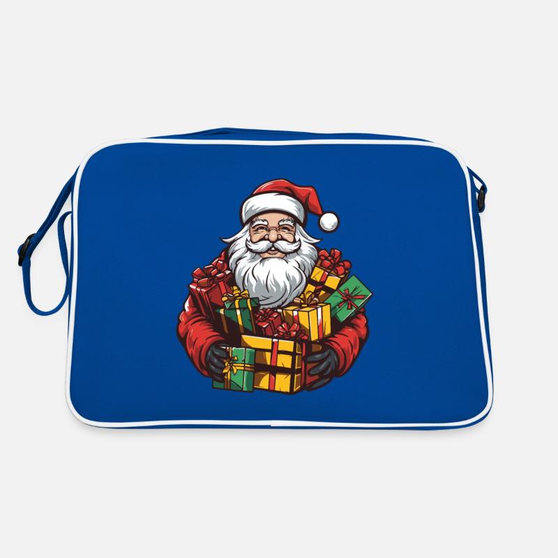 Santa Claus Christmas Retro Bag