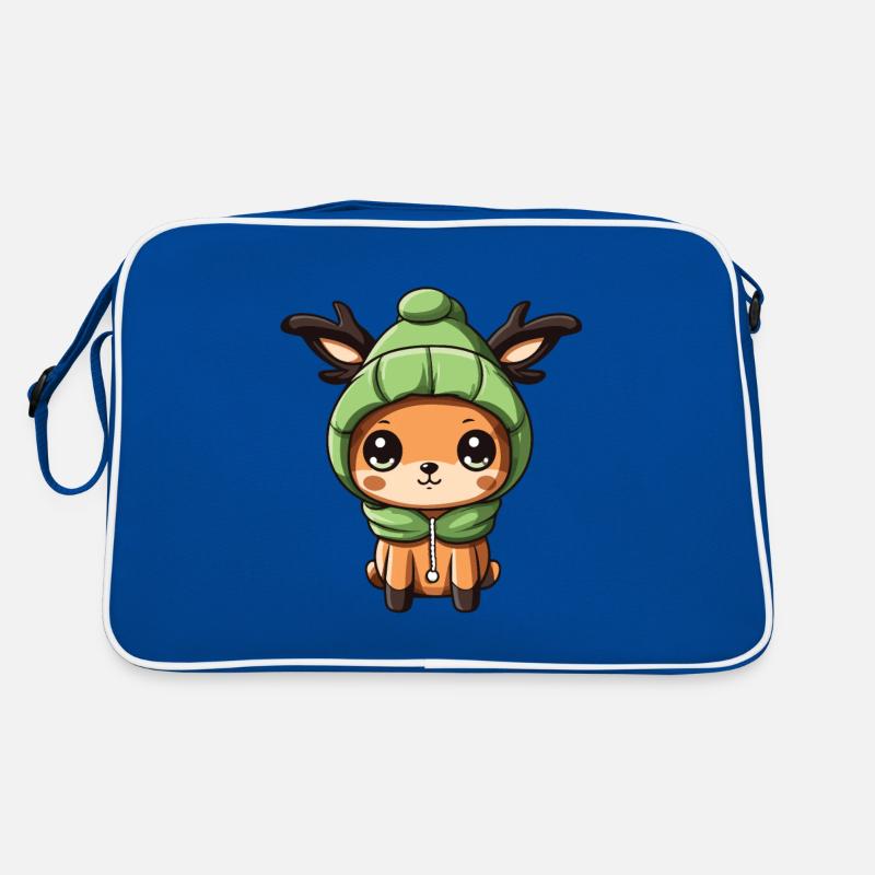 Cerf Mignon Hiver Sac Retro