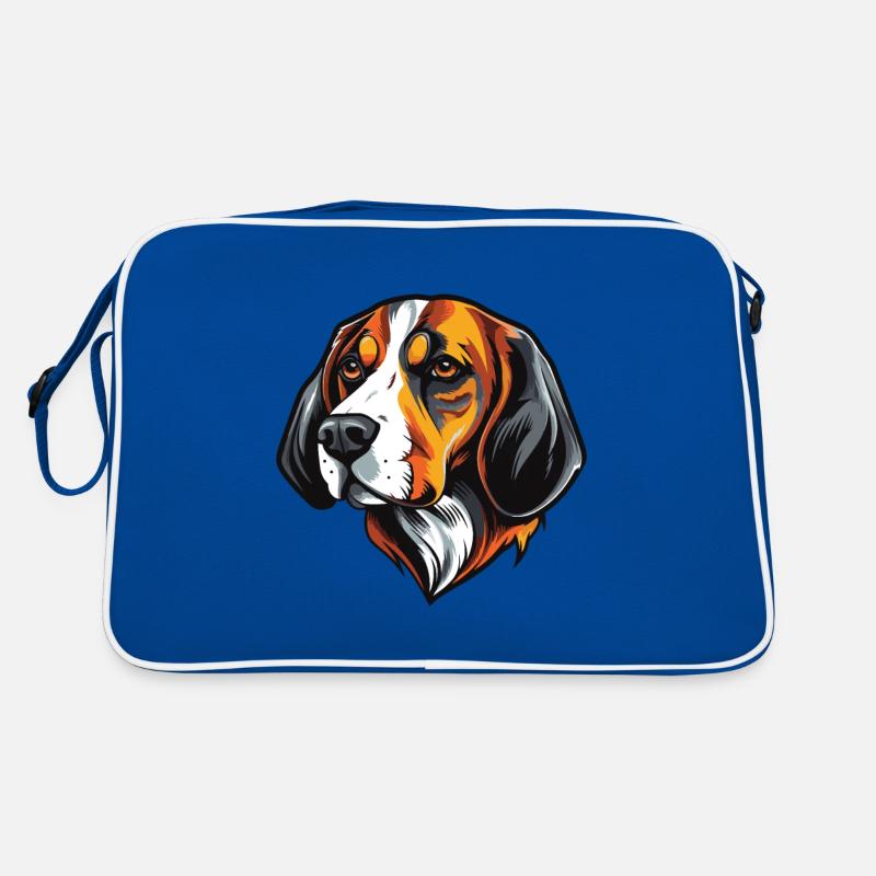 Beagle Dog Head Retro Bag