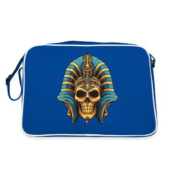 Crâne de pharaon - Sac Retro - bleu/blanc - Dos