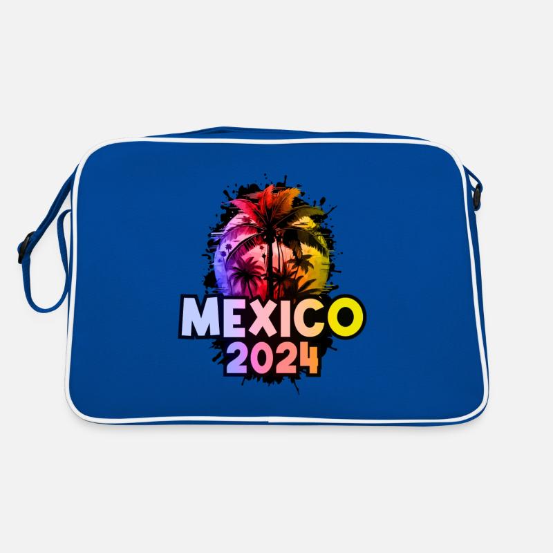 Mexique 2024 Vacances Coloré Sac Retro
