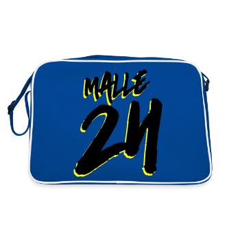 Malle 24 Mallorca - Sac Retro - bleu/blanc - Dos