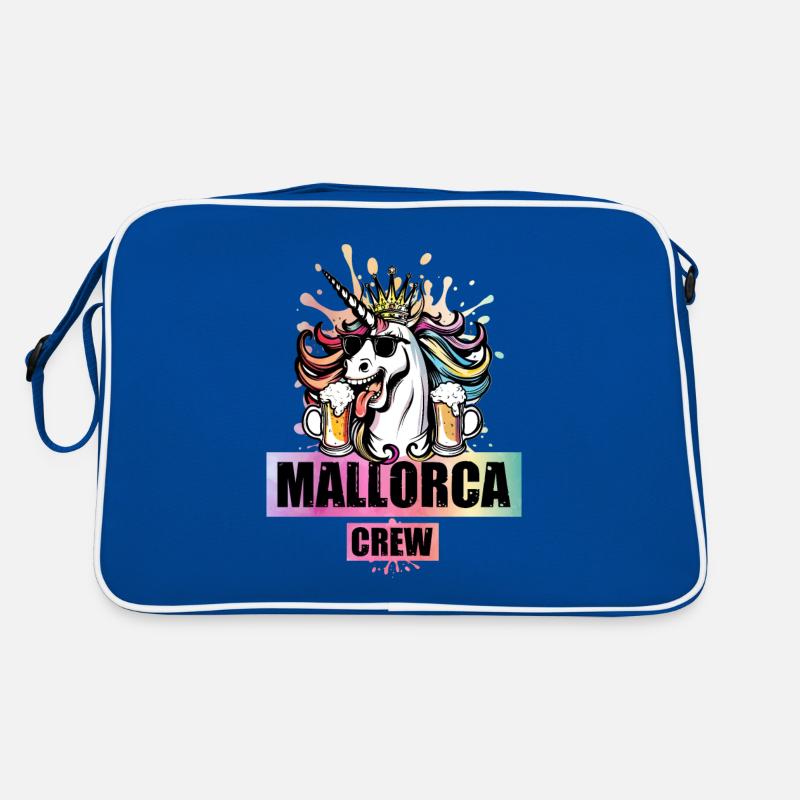 Fête de la licorne de l’équipage de Majorque Sac Retro