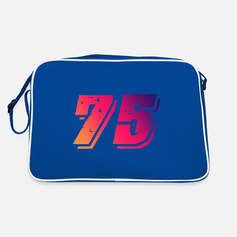 Symbole numérique 75 Sac Retro