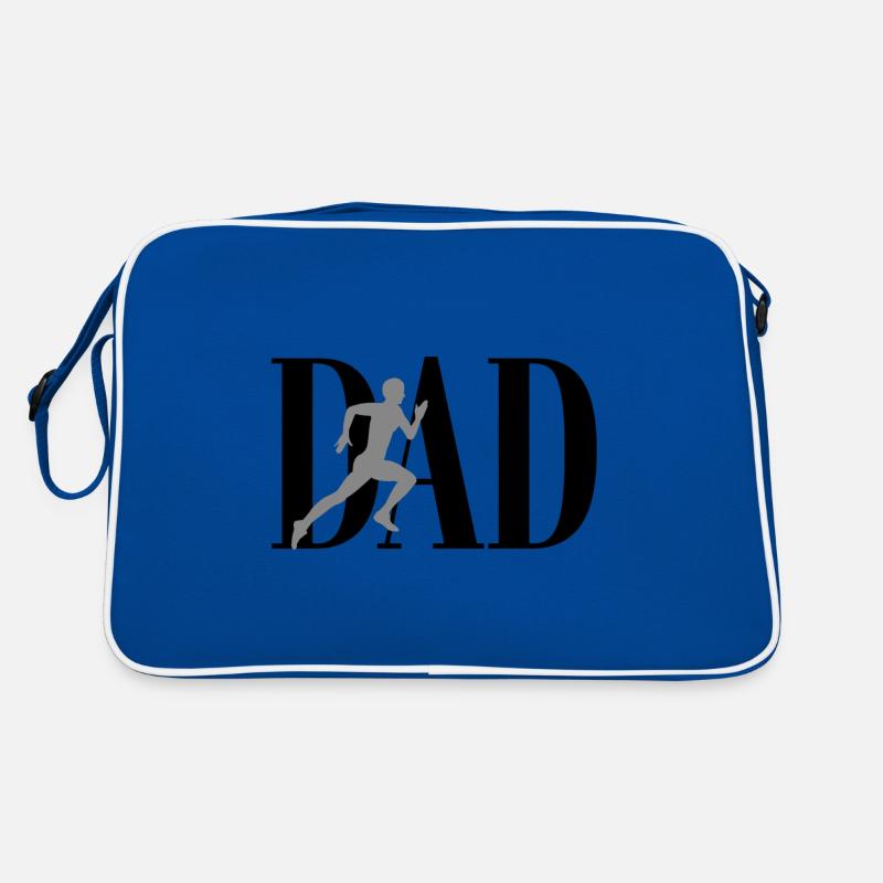 Papa - Coureur Marathon Running Jogging Sac Retro