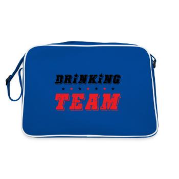 Drinking Team - Retro Bag - blue/white - Back