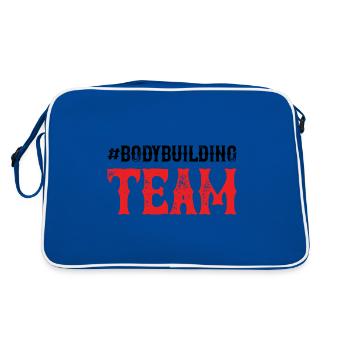Équipe de musculation - Sac Retro - bleu/blanc - Dos