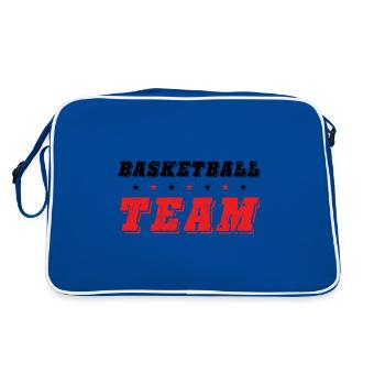 Équipe de basket-ball - Sac Retro - bleu/blanc - Dos