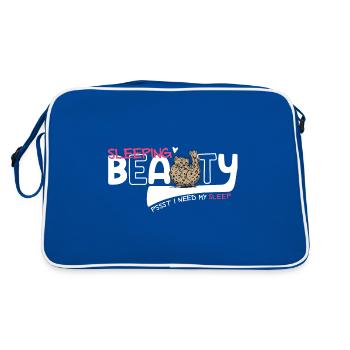 Sleeping Beauty - Leopard - Retro Bag - blue/white - Back