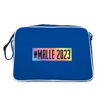 Malle 2023 - Sac Retro - bleu/blanc - Dos