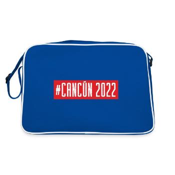 Cancun 2022 - Retro Bag - blue/white - Back
