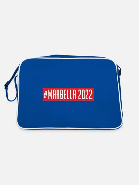 Marbella 2022 - Retro Bag - blue/white - Back