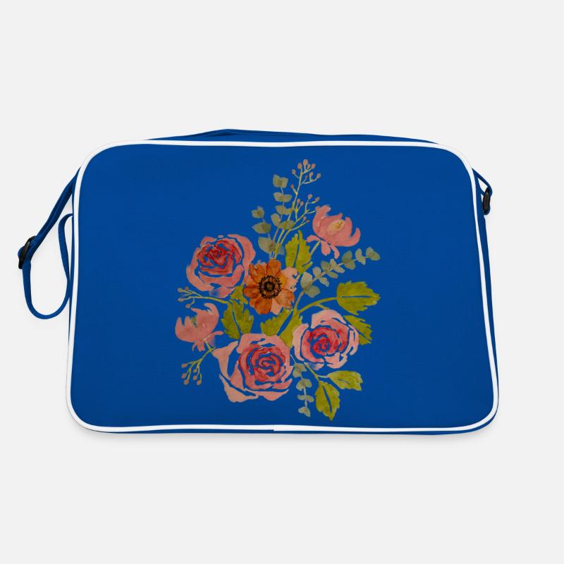 Bouquet de fleurs Sac Retro