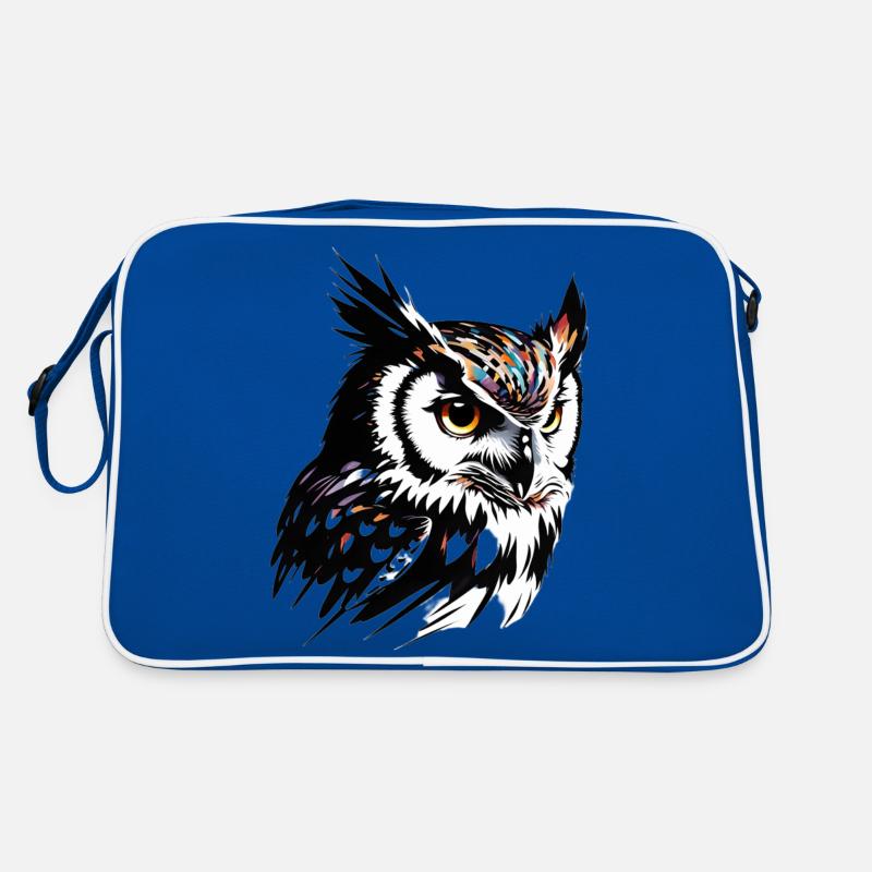 Coole Eule Retro Tasche