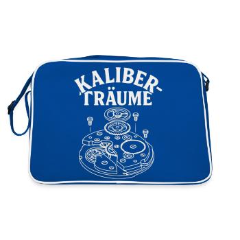 Calibre Dream « Mouvement Blanc – Temps en mouvement » - Sac Retro - bleu/blanc - Dos