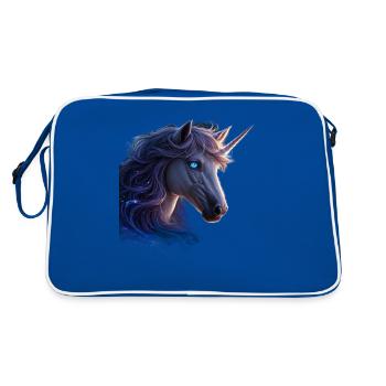 Unicorn Avatar - Retro Bag - blue/white - Back