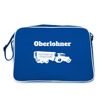 Oberlohner tractor tractor trailer Lohner - Retro Bag - blue/white - Back